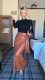 Solid Color High Waist Long Skirt YUMT-YMT474