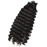 Human Hair Invisible Seamless Hair Extensions Wig JFDX-99678