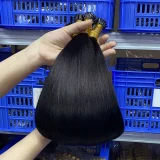 Human Hair Wigs Crystal Tip Hair Extensions JFDX-17622