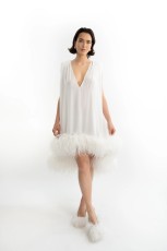 V Neck Sleeveless Irregular Mini Dress YUMT-YMT469