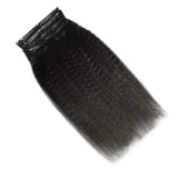 Real Hair PU Clip-On Hair Extensions Wigs JFDX-69145