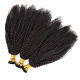 Human Hair Wigs Crystal Tip Hair Extensions JFDX-17622