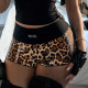 Leopard Sequin Print Shorts GWEN-JWJP45576