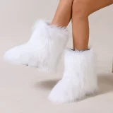 Fashion Warm Furrzy Snow Boots NGZR-0021