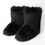 Warm Anti-Slip Fuzzy Snow Boots NGZR-332