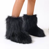 Fashion Warm Furrzy Snow Boots NGZR-0021