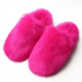 Home Warm Non-Slip Fuzzy Slippers NGZR-F-888