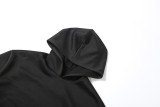 See Through Mesh Hooded Tops XEF-K25L83873