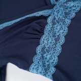 Lace Patchwork T Shirt GWEN-JWIT44377