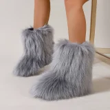 Fashion Warm Furrzy Snow Boots NGZR-0021