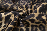Leopard Print Belt Trench Coat XEF-K25C82416