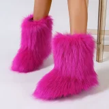 Fashion Warm Furrzy Snow Boots NGZR-0021