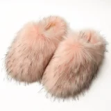 Home Warm Non-Slip Fuzzy Slippers NGZR-F-888