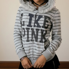 Letter Print Hooded Coats GWEN-JWIC44773