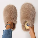 Warm Fur Slippers NGZR-13-1