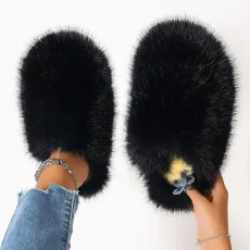 Warm Fur Slippers NGZR-13-1