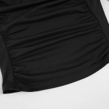 Long Sleeve Square Neck T Shirt GWEN-JWJT44861