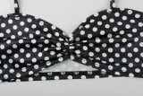 Polka Dot Print Sling Two Piece Pants Set YWXS-K25L1219