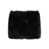 Sexy Patchwork Fuzzy Skirt GWEN-JWFD39827