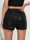 Sequin Solid Color Short GXRF-QC081