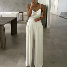 V Neck Backless Jumpsuit GXRF-Y59
