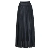 High Waist Pleated Long Skirt GXRF-Y30