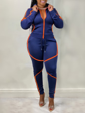 Print Long Sleeve Pants Suit GXKQ-SK511011