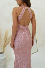 Sleeveless Sequin Maxi Dress GXRF-QC094