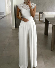 Plus Size Solid Color Jumpsuit GXRF-Y39