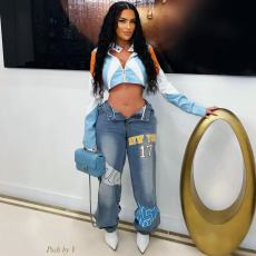 PU Leather Print Jackets YNSF-8012