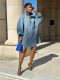 Loose Gradient Denim Mini Dress GYLN-8040