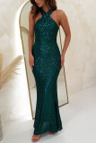 Sleeveless Sequin Maxi Dress GXRF-QC094