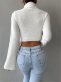 High-Neck Fleece Sweater GZYF-1072