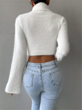 High-Neck Fleece Sweater GZYF-1072