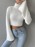 High-Neck Fleece Sweater GZYF-1072