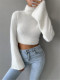 High-Neck Fleece Sweater GZYF-1072