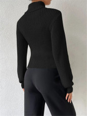 Hollow Out Long Sleeve Sweater GZYF-1019