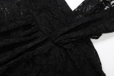 Lace Backless Jumpsuit XEF-K25Q82352