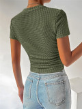 O Neck Knits T Shirt GZYF-1131