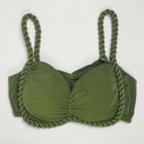 Solid Color Wrap Chest Two Piece Skirt Set GTYZ-7584