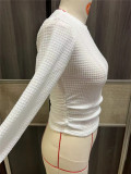 Long Sleeve Plaid T Shirt GZYF-1052