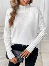 Solid Color Long Sleeve Sweater GZYF-1091