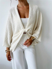 Deep V Neck Loose Sweater GZYF-1200