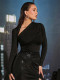 Long Sleeve Ruched T Shirt GZYF-1126
