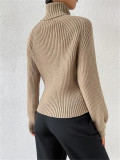 High Collar Knits Pullover Sweater GZYF-1023