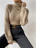 High Collar Knits Pullover Sweater GZYF-1023