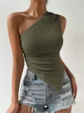 Single Shoulder Knits T-shirts GZYF-1130