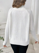 Solid Color Long Sleeve Sweater GZYF-1091