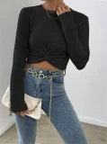 Cross Knits Long Sleeve Sweater GZYF-1025
