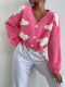 Drop-Shoulder Knit Cardigan GZYF-1082
